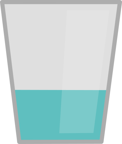 Glass of water clipart