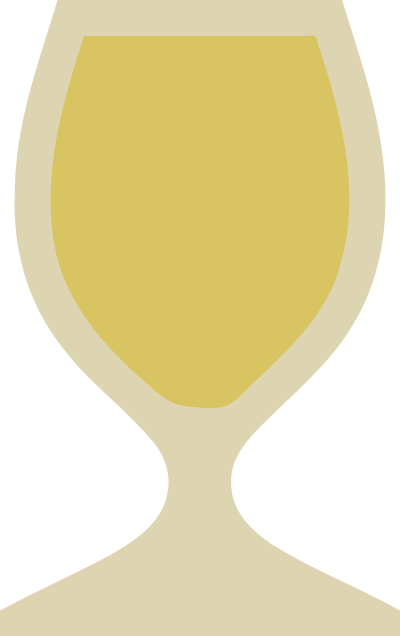 Glass of white wine clipart