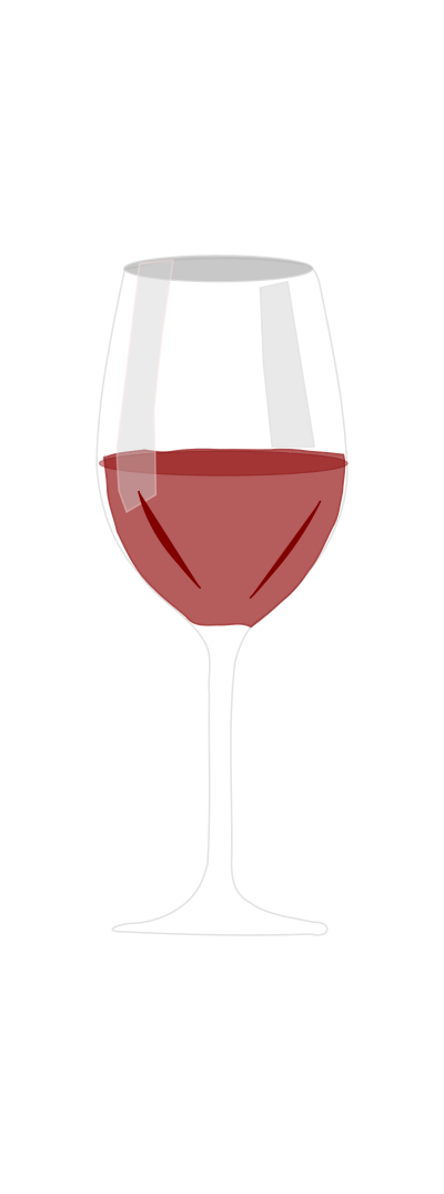 Glass of wine clipart