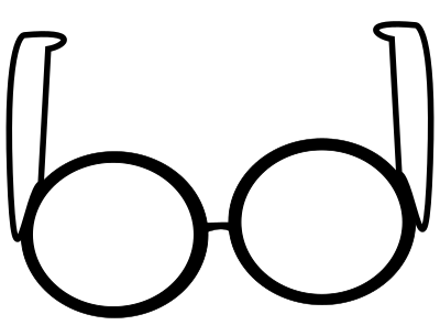 glasses BROKEN clipart