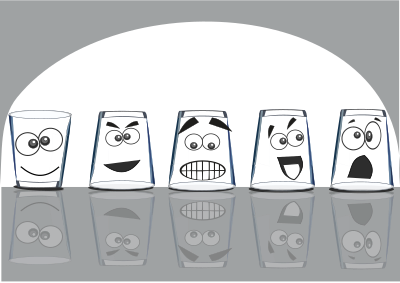 Glasses comic background clipart