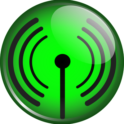 Glassy WiFi symbol clipart