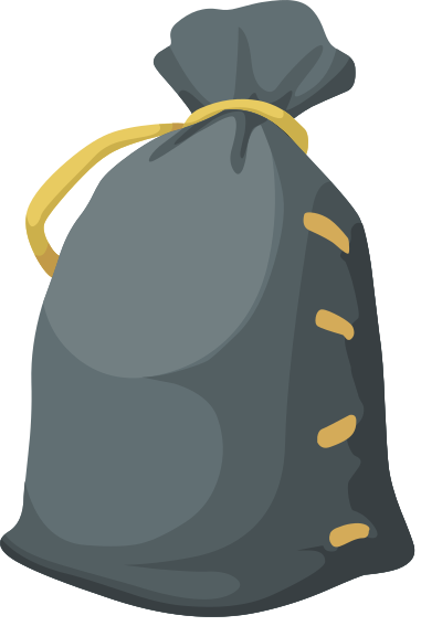 Glitch - Bag Generic Gray clipart