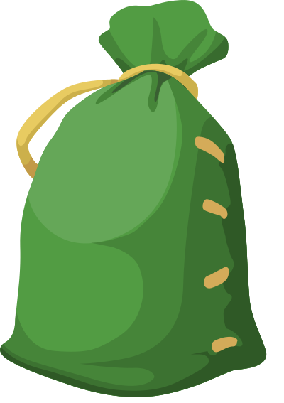 Glitch - Bag Generic Green clipart