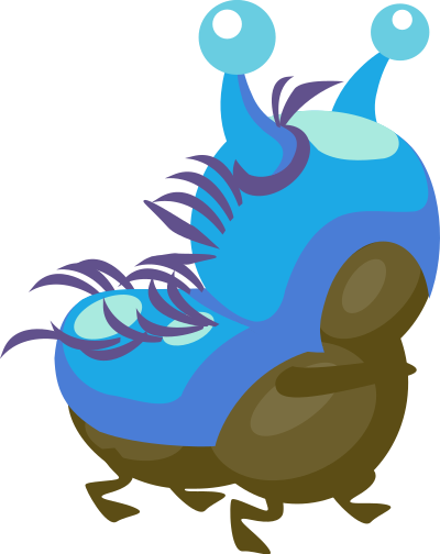 Glitch caterpillar clipart