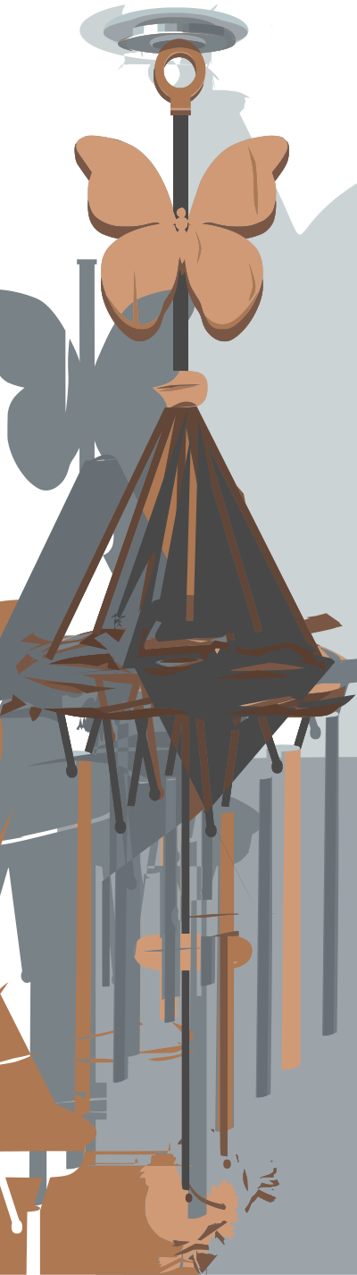 Glitch Wind Chimes clipart