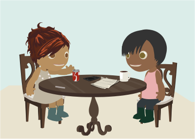 Glitchen Kitchen Convo clipart