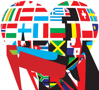 Global Heart clipart