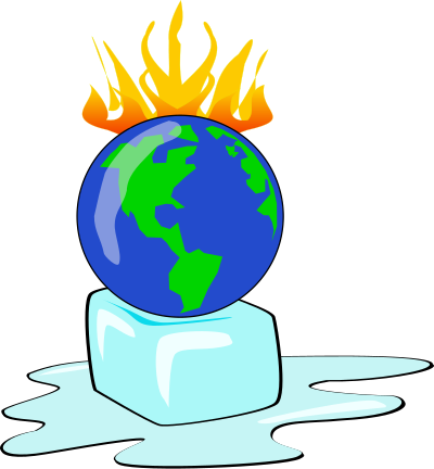 Global Warming Planet clipart
