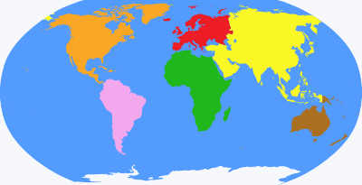 Globe Continent clipart