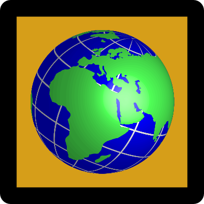 Globe Icon [Umber] clipart