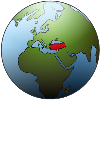 Globe (Turkey) clipart