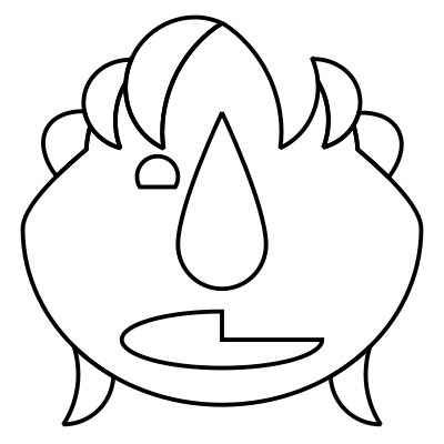 Glooper—Coloring Book version clipart