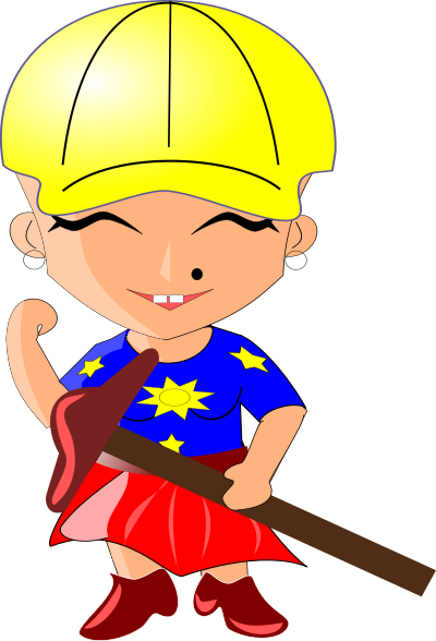 Gloria the architect clipart