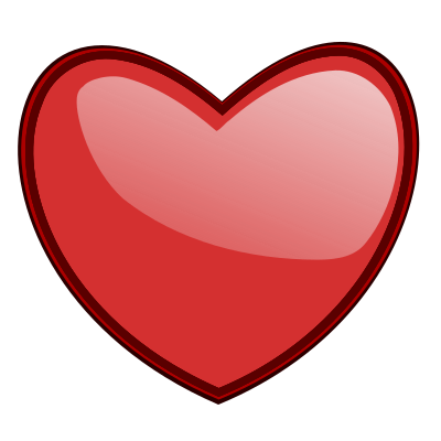 Gloss Heart 1 clipart