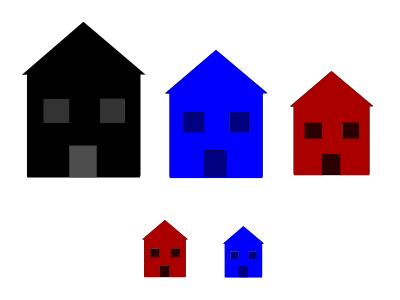 Gloss Home Icon clipart