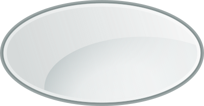Glossy ellipse clipart