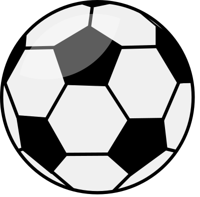 Glossy Football Soccer Ball remix clipart