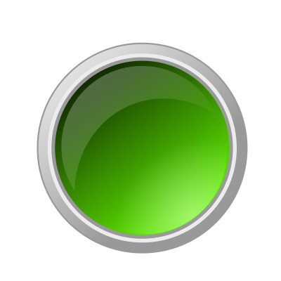 Glossy green button clipart