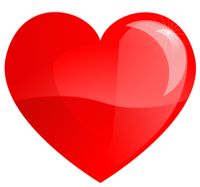 Glossy heart clipart