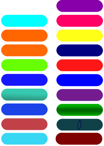Glossy Pill Buttons clipart