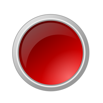Glossy red button clipart