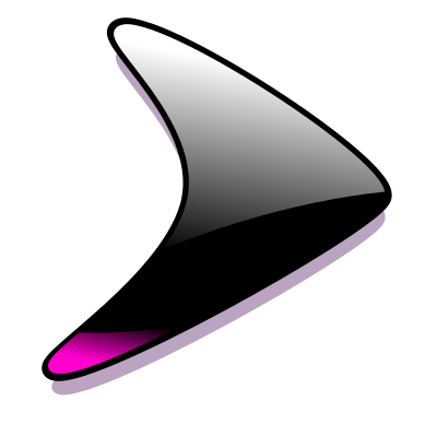 Glossy right arrow clipart