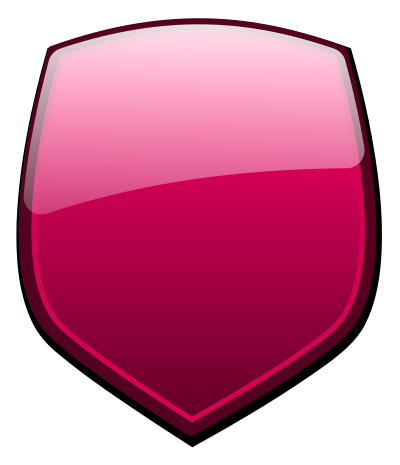 Glossy shields 1 clipart