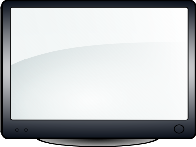 Glossy TV clipart