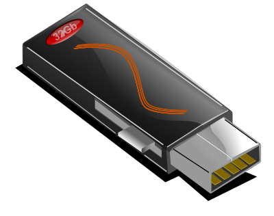 Glossy USB Stick clipart
