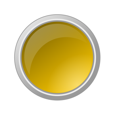 Glossy yellow button clipart
