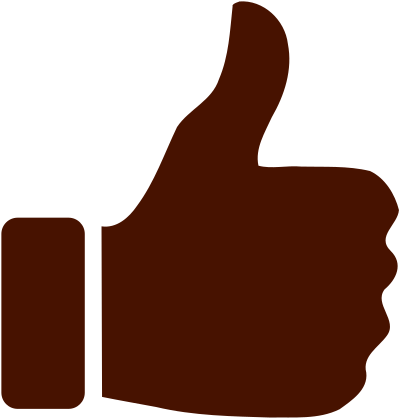 Gloved Thumbs Up clipart