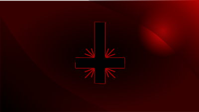 Glowing inverted cross wallpaper clipart