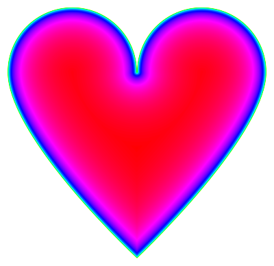 Glowing Traditional Heart clipart