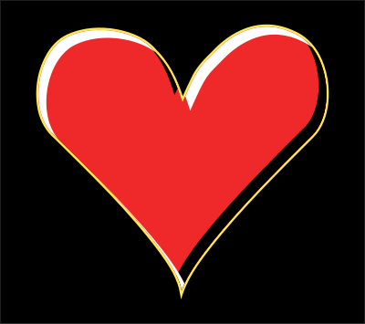 Glühendes Herz clipart