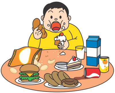 Glutton clipart