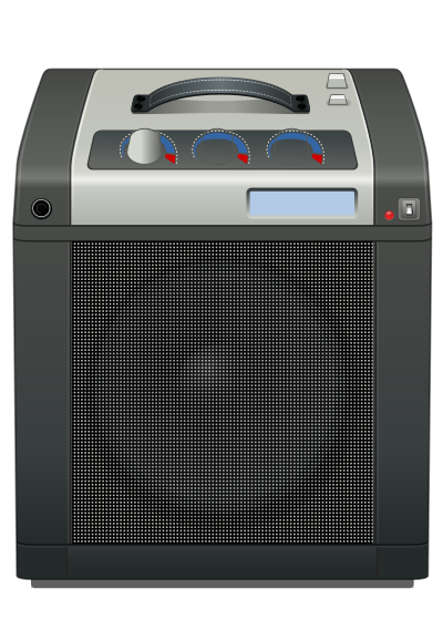 Gnome Guitar Speaker clipart