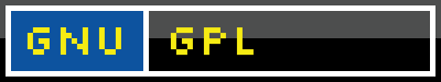 GNU License Web Badge clipart