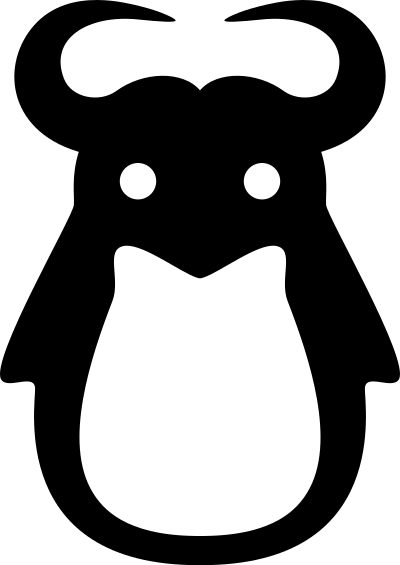 GNUx Gnunguin clipart
