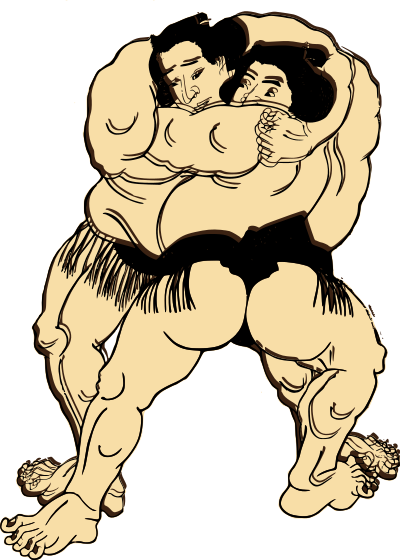 Go Go Sumo Sumo - 1859 clipart