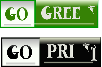 Go Green Bars clipart