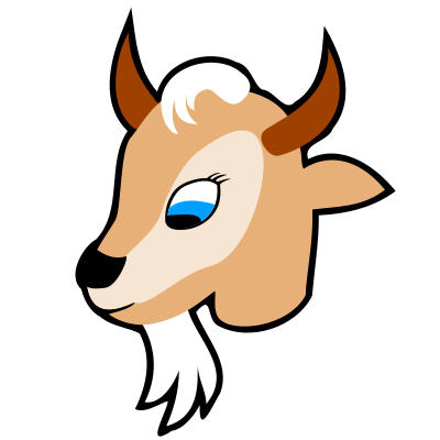 Goat head clipart