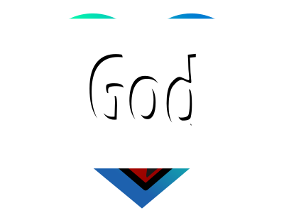 God Heart (Editable Text) clipart