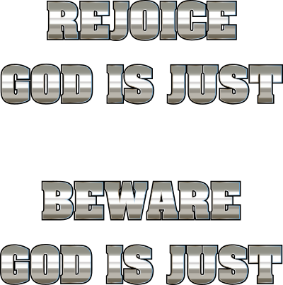 God Is Just clipart
