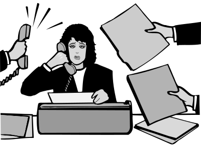 Goes with the job clipart