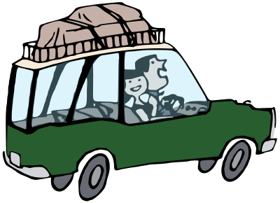 Going On Holiday - Colour clipart