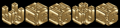 Gold 3D Isometric Jesus Typography clipart