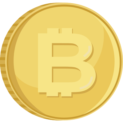 Gold Bit Coin clipart