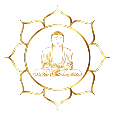 Gold Buddha Lotus No Background clipart