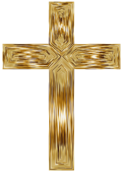 Gold Cross Intersect clipart